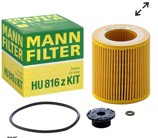 YAG FILTRESI BMW 1 ( F 20 - 22 ) MANN HU 816 ZKIT